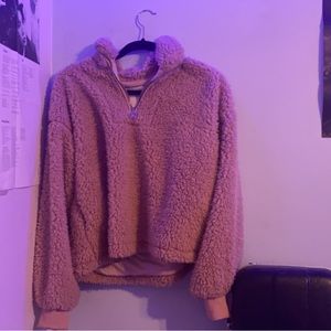 #pink #winter #sweater #thrifted #thread&supply